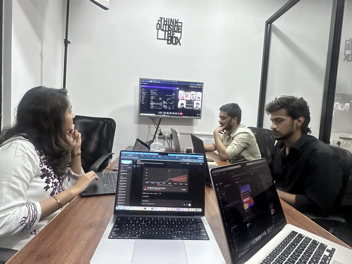 The Pronttera team working together in the Pune studio