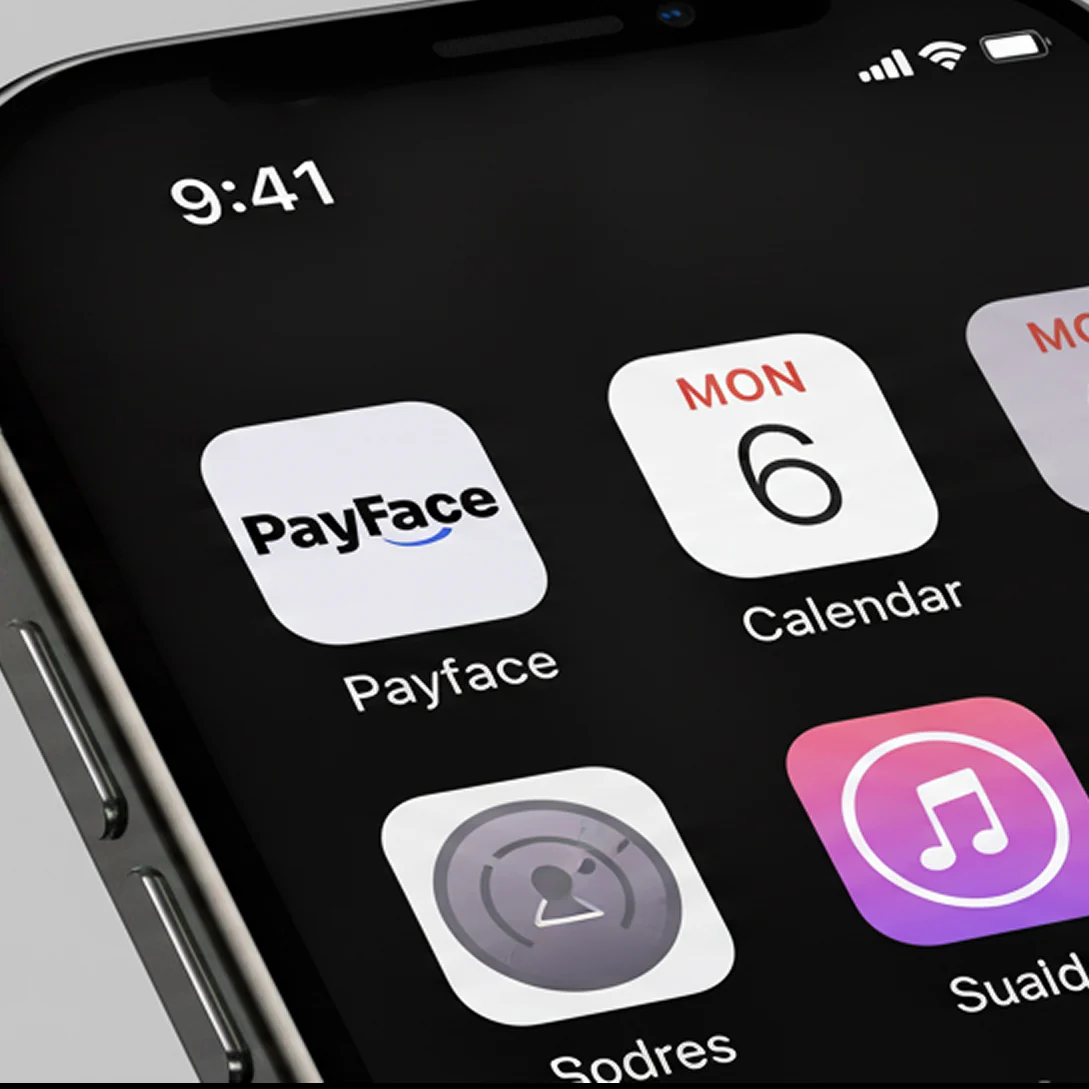 PayFace app on the home screen